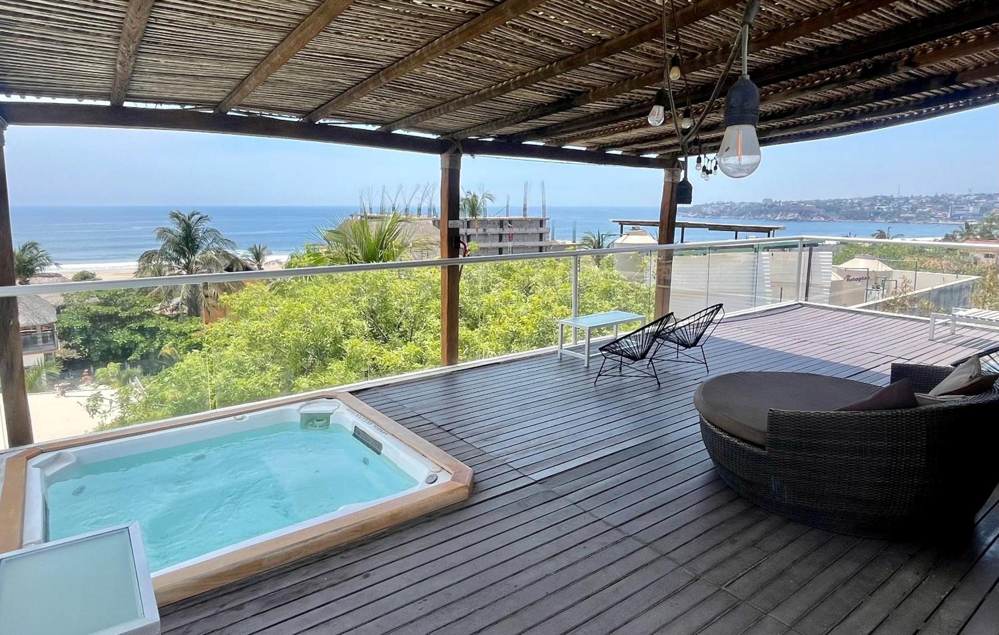 Hotel Aqualuna Cyclops Brisas de Zicatela المظهر الخارجي الصورة